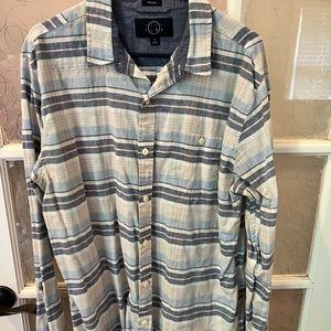 Even Tide long sleeve button up; size: XL